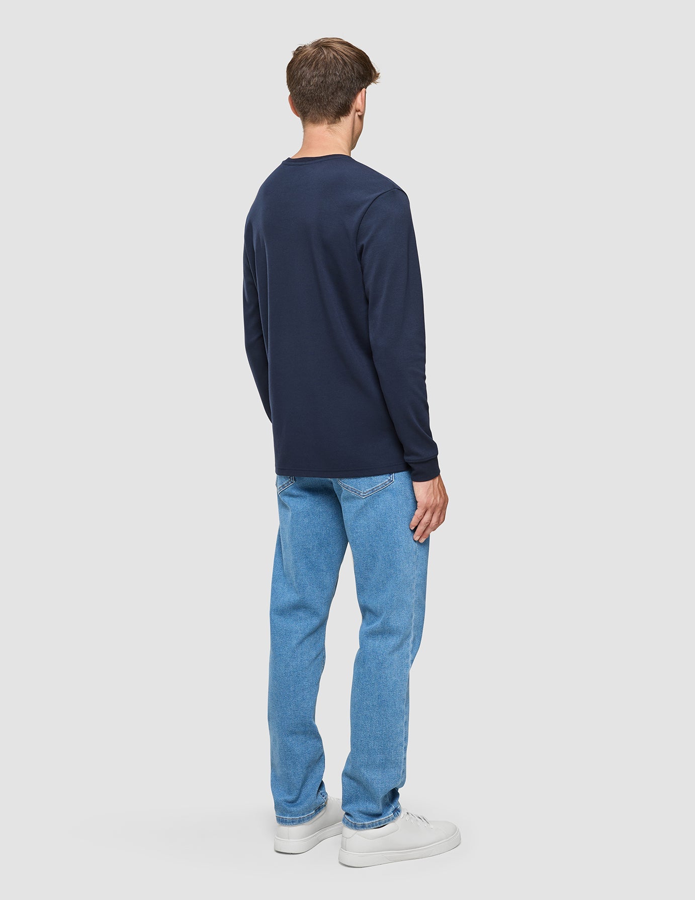 Lightweight Crewneck Dark Navy